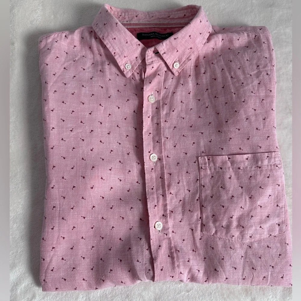Banana Republic‎ Men's Large Banana Republic SS button up - Large